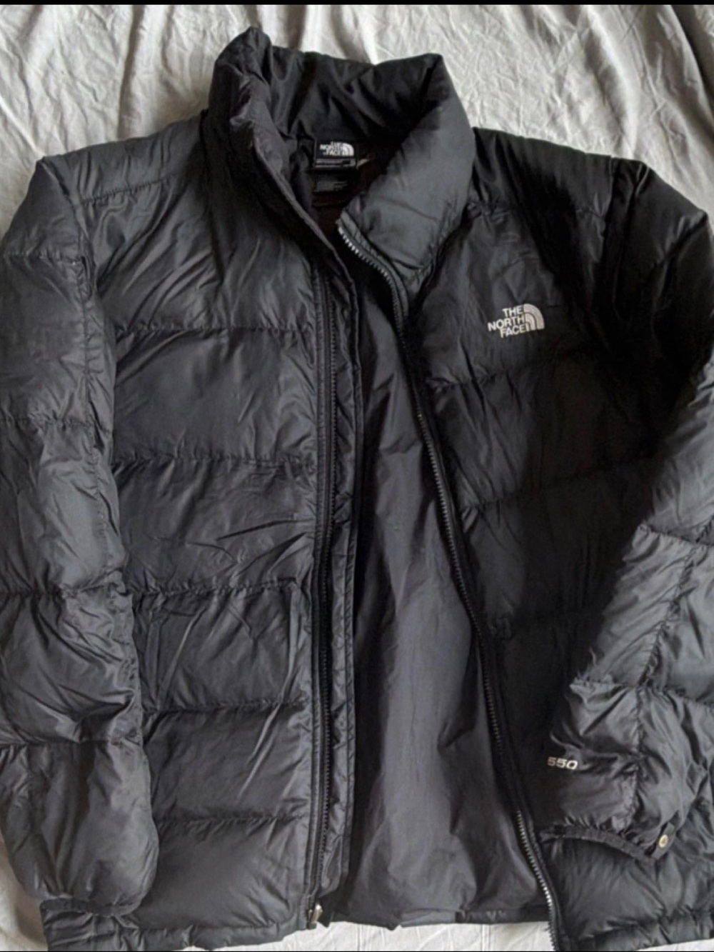 The North Face Black Youth Jacket - Logo Tag Detail